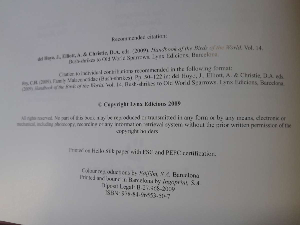 Birds of the World - vol. 1 - 14