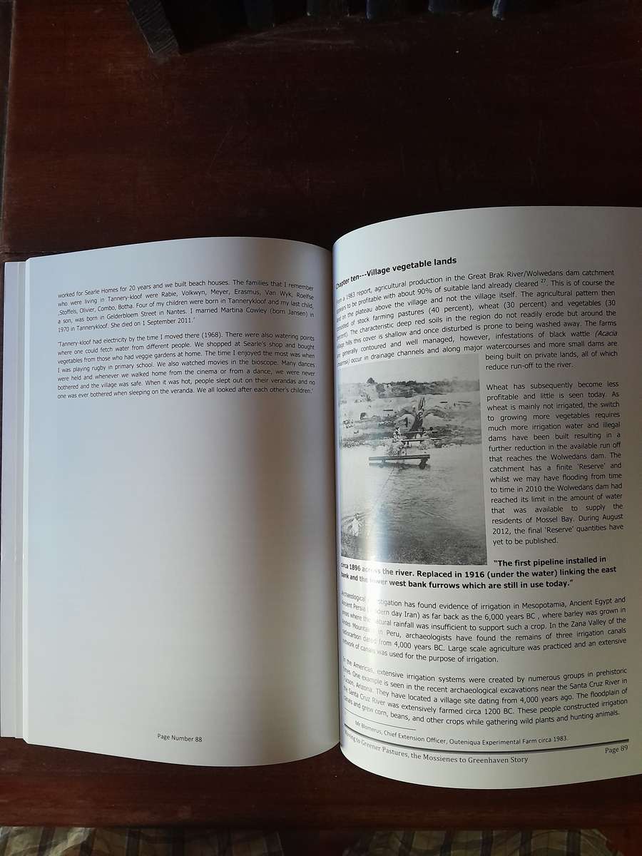 Moving to Greener Pastures - the story of the peoples of the Great Brak River