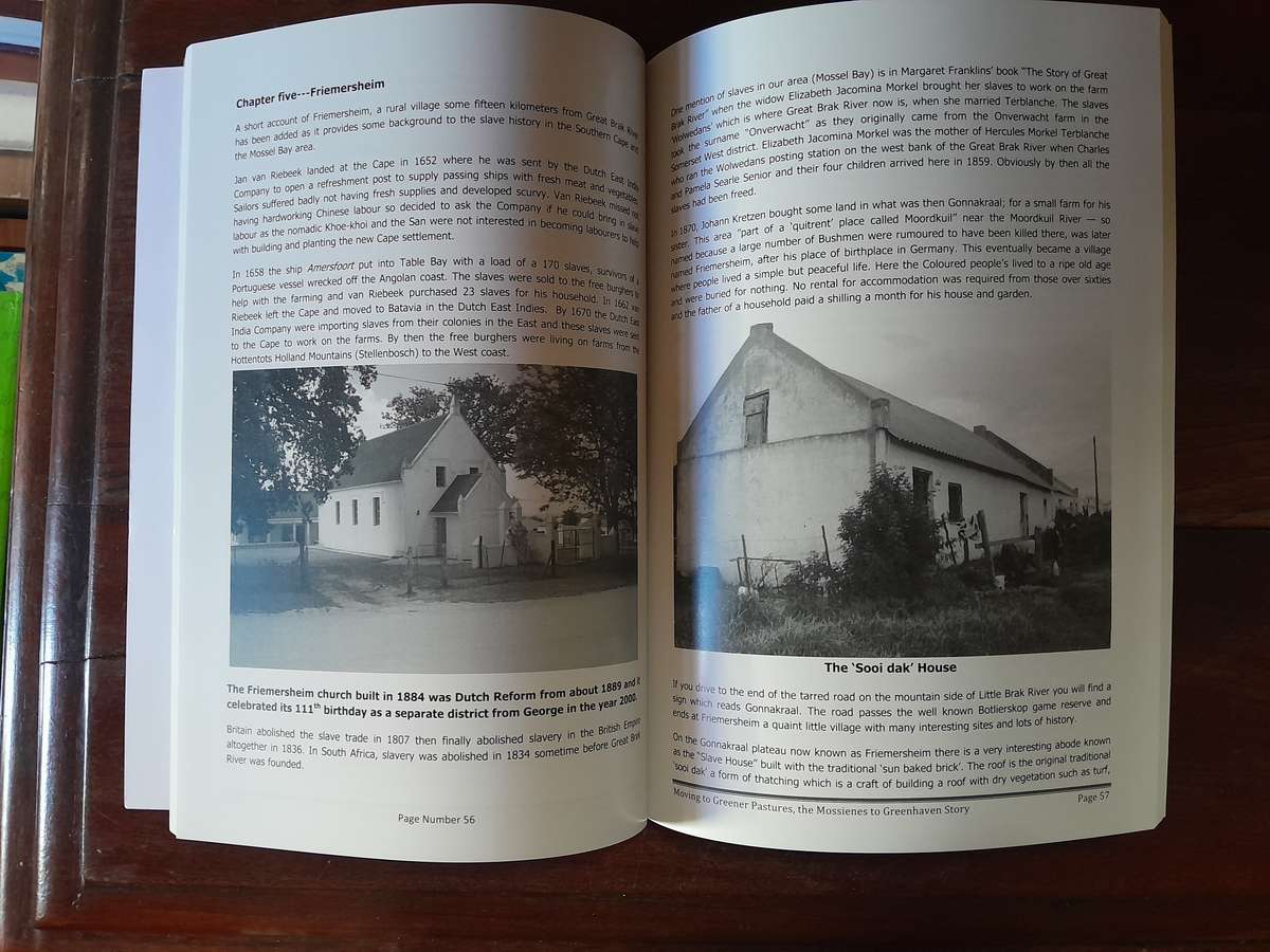 Moving to Greener Pastures - the story of the peoples of the Great Brak River