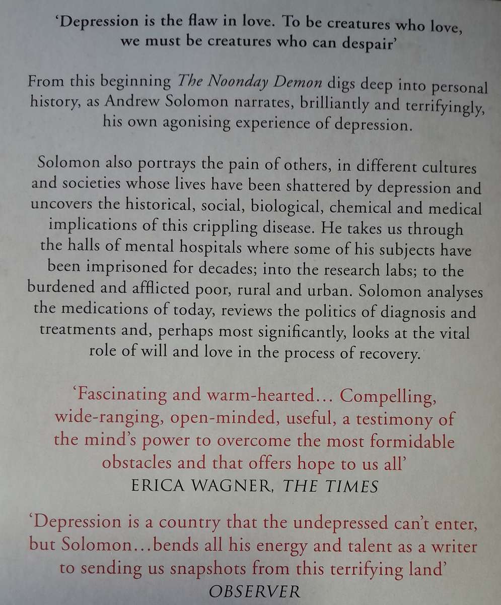 The Noonday Demon - An Anatomy of Depression