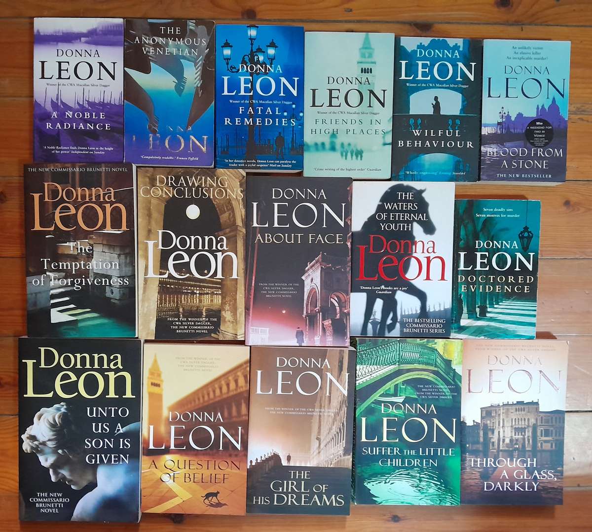 Donna Leon - 16 assorted titles