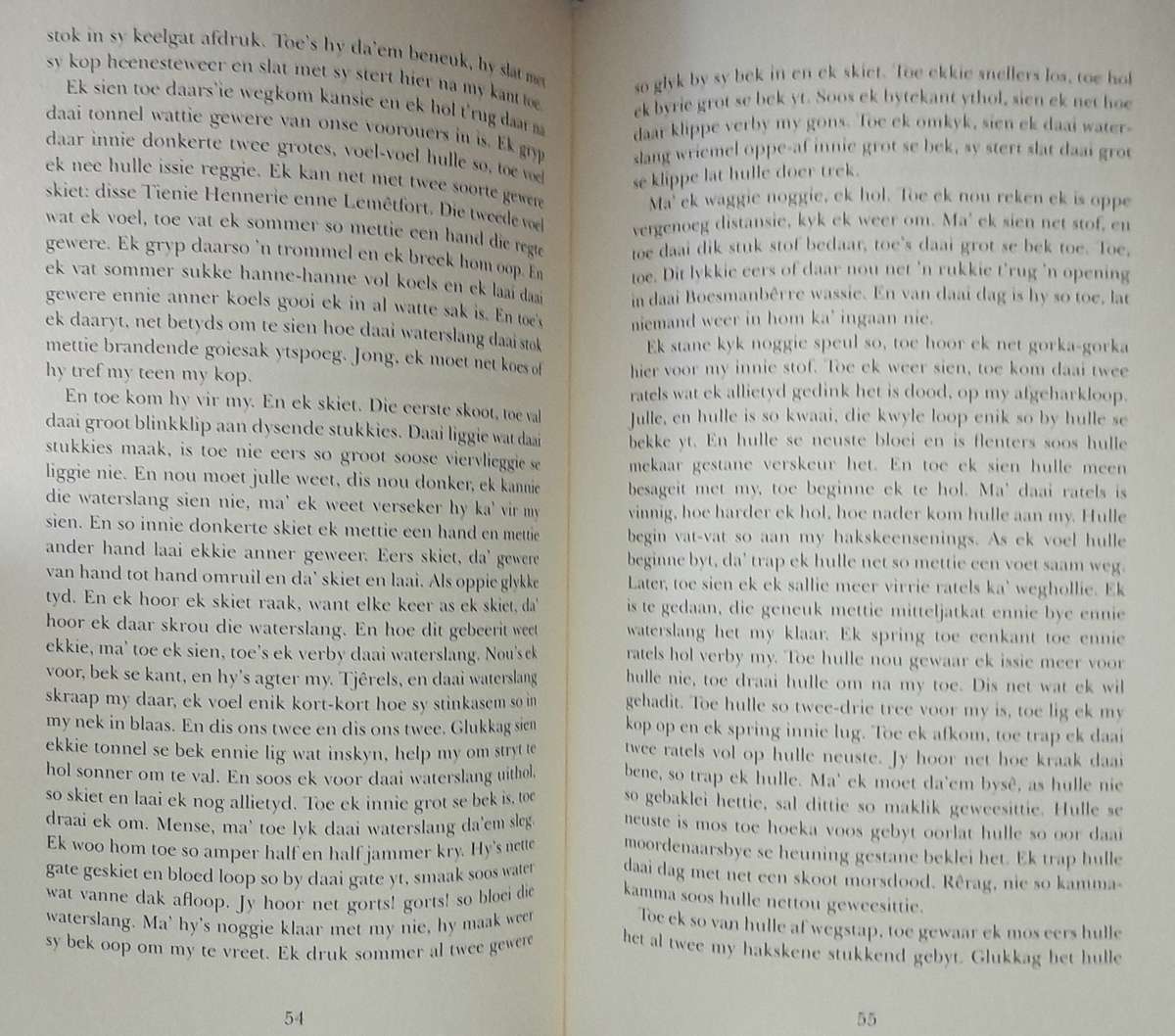 Die ding in die riete