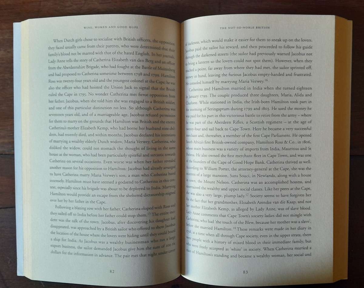 Wine, Women and Good Hope