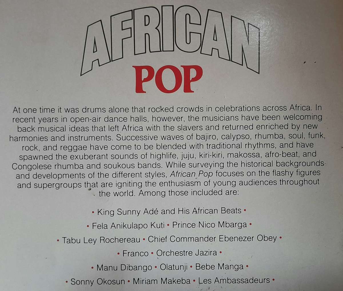 African Pop - Goodtime Kings