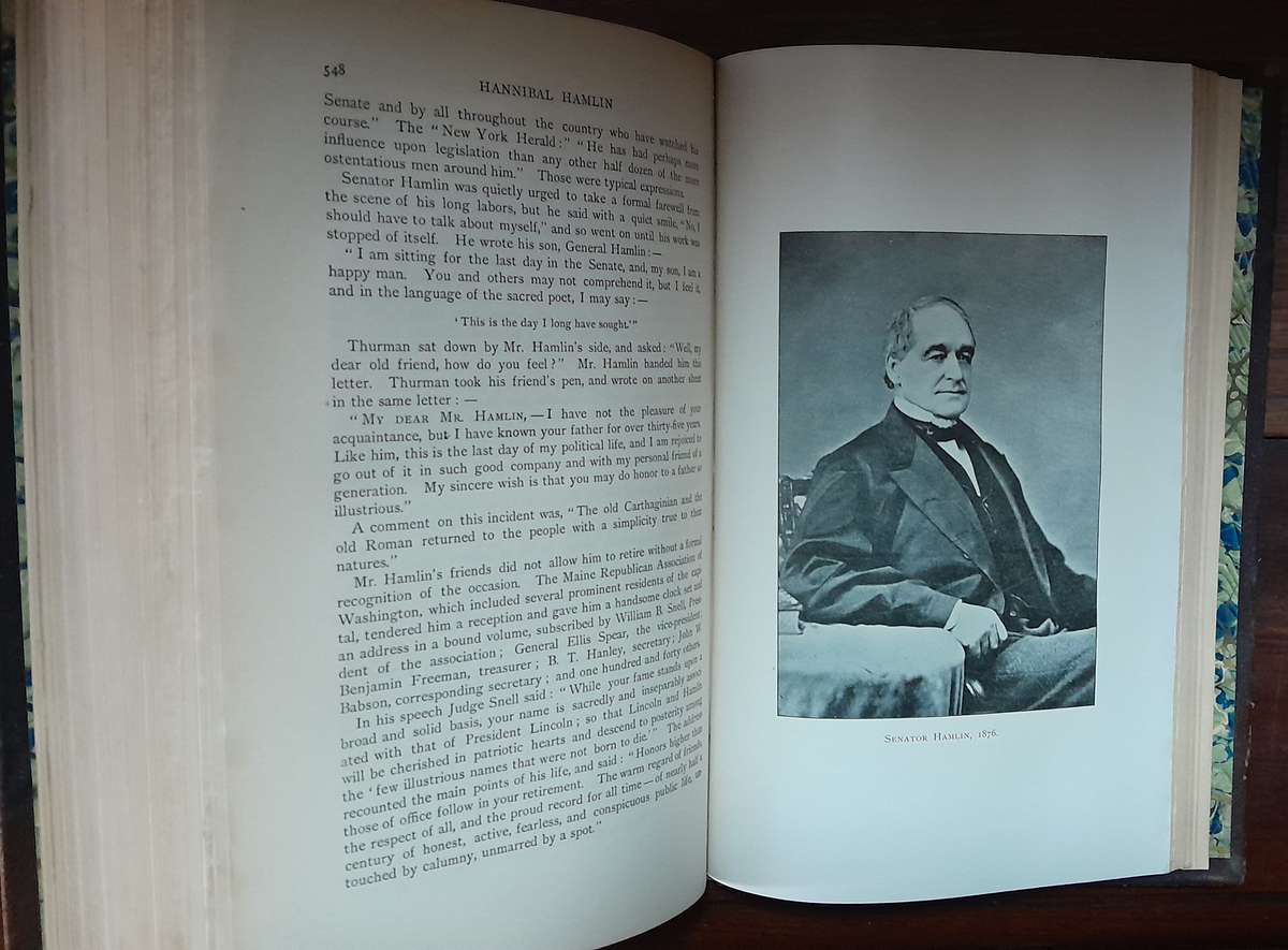 Life & times of Hannibal Hamlin 1809-1891  - Biography (signed)