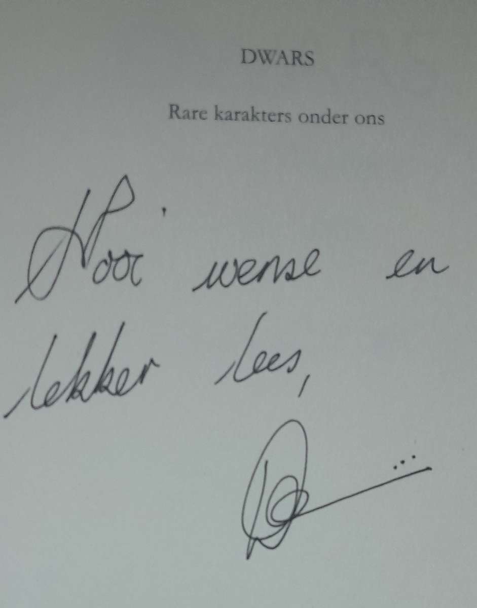 Dwars - signed by author