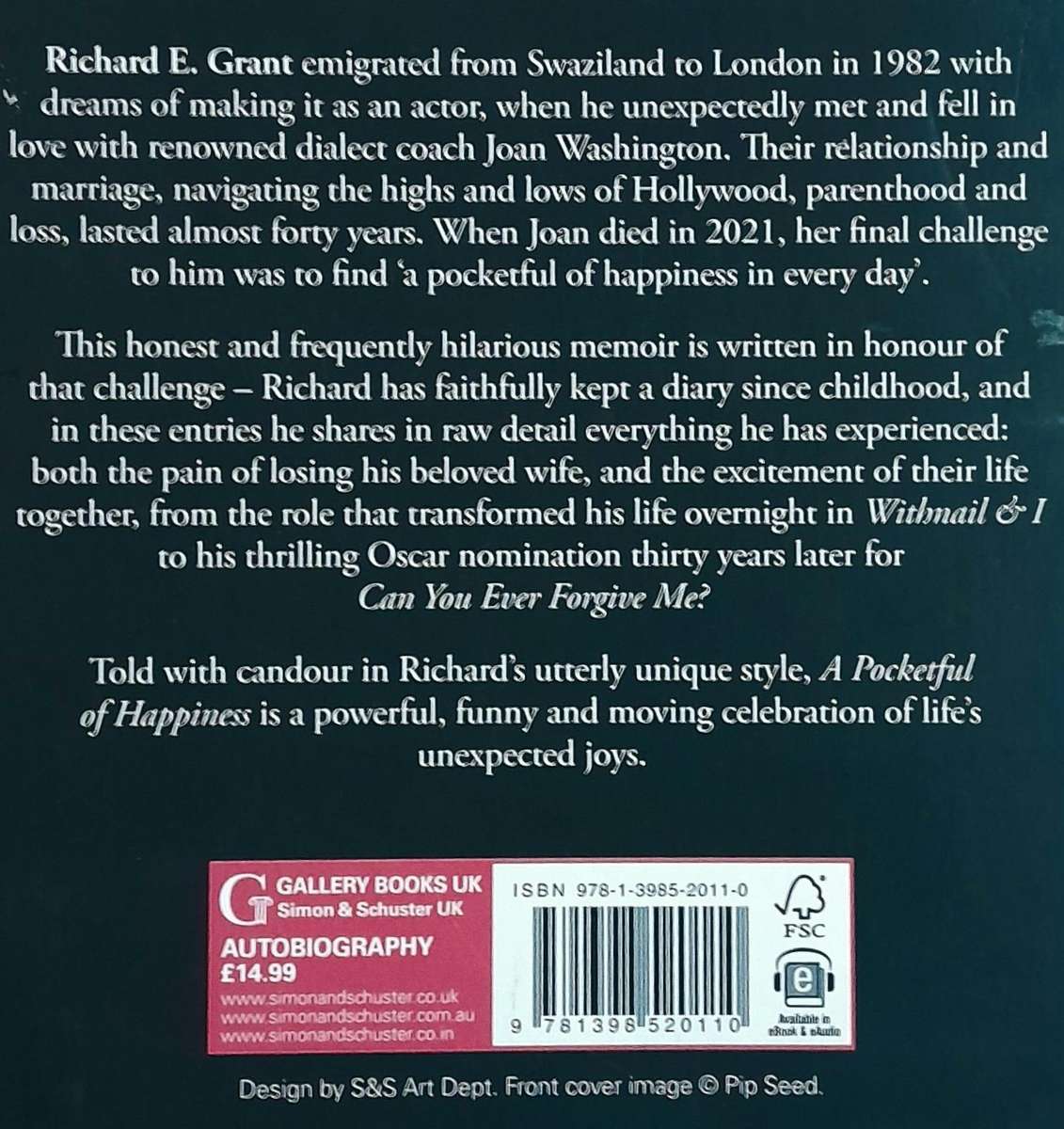 Richard E. Grant - A Pocketful of Happiness