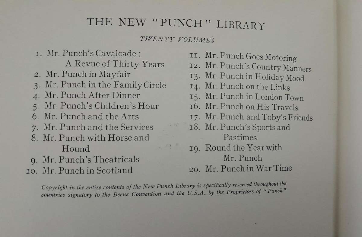 Punch  - full set of twenty volumes