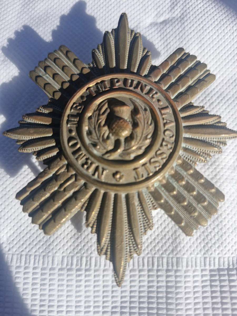 Scots Guards Victorian belt pouch badge