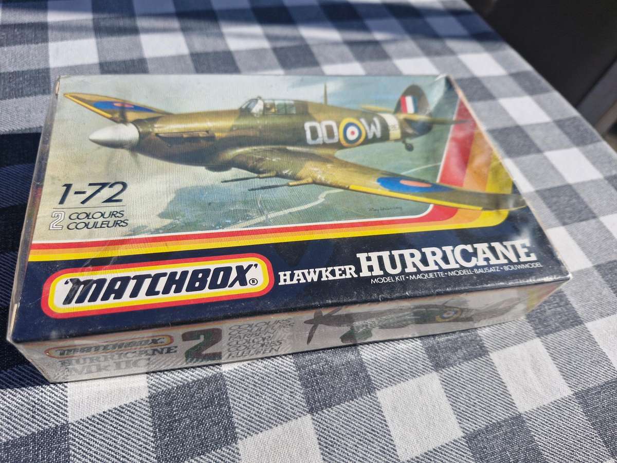 1970's Matchbox Hawker Hurricane model kit
