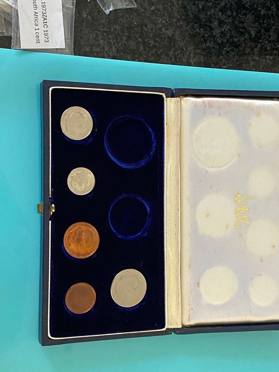 1965 South Africa Partial Short proof set- UNC 1c to 20c -BID PER SET