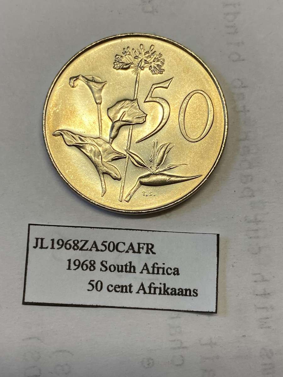 1968 South Africa 50 cent - AFRIKAANS