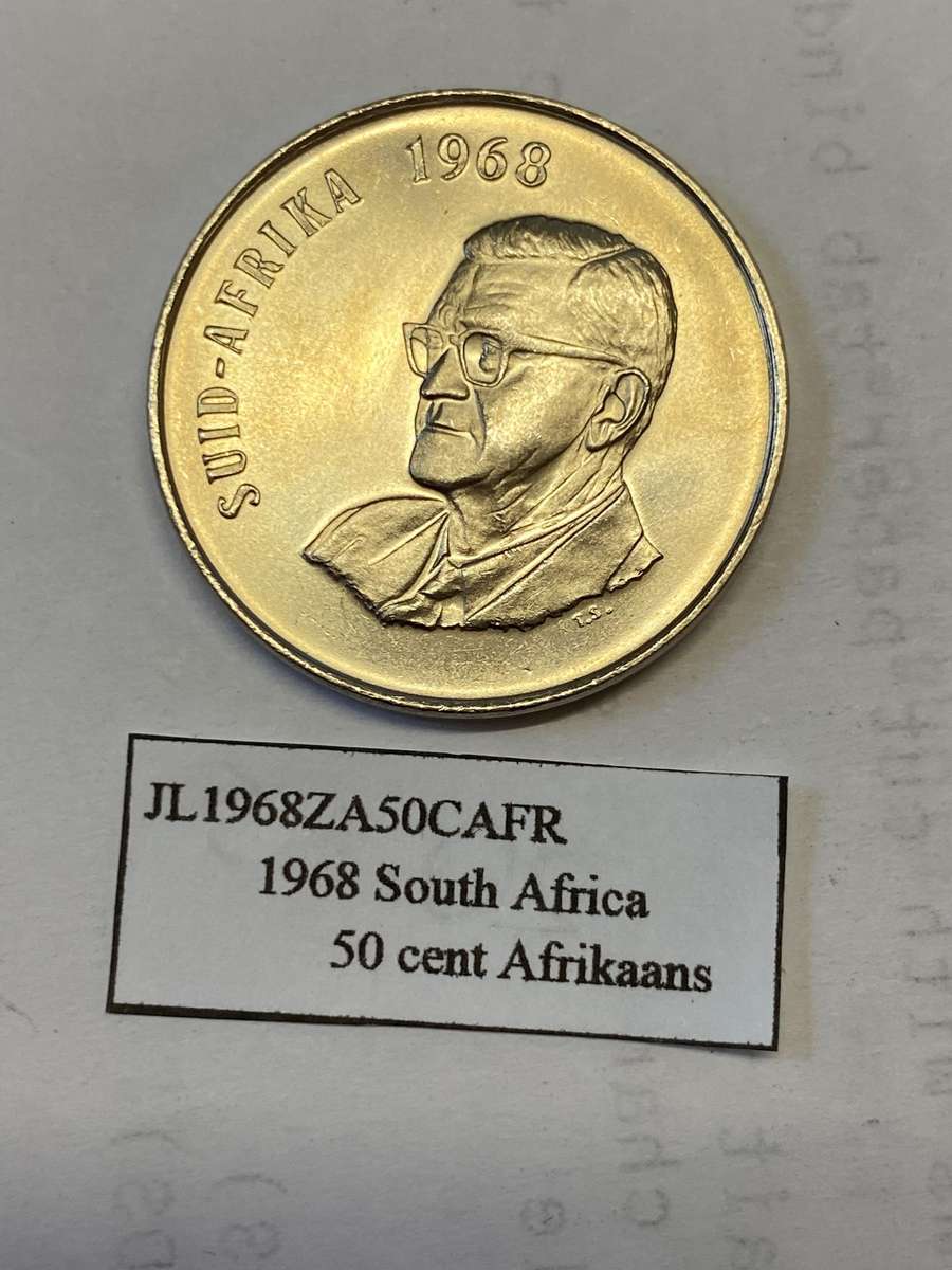 1968 South Africa 50 cent - AFRIKAANS