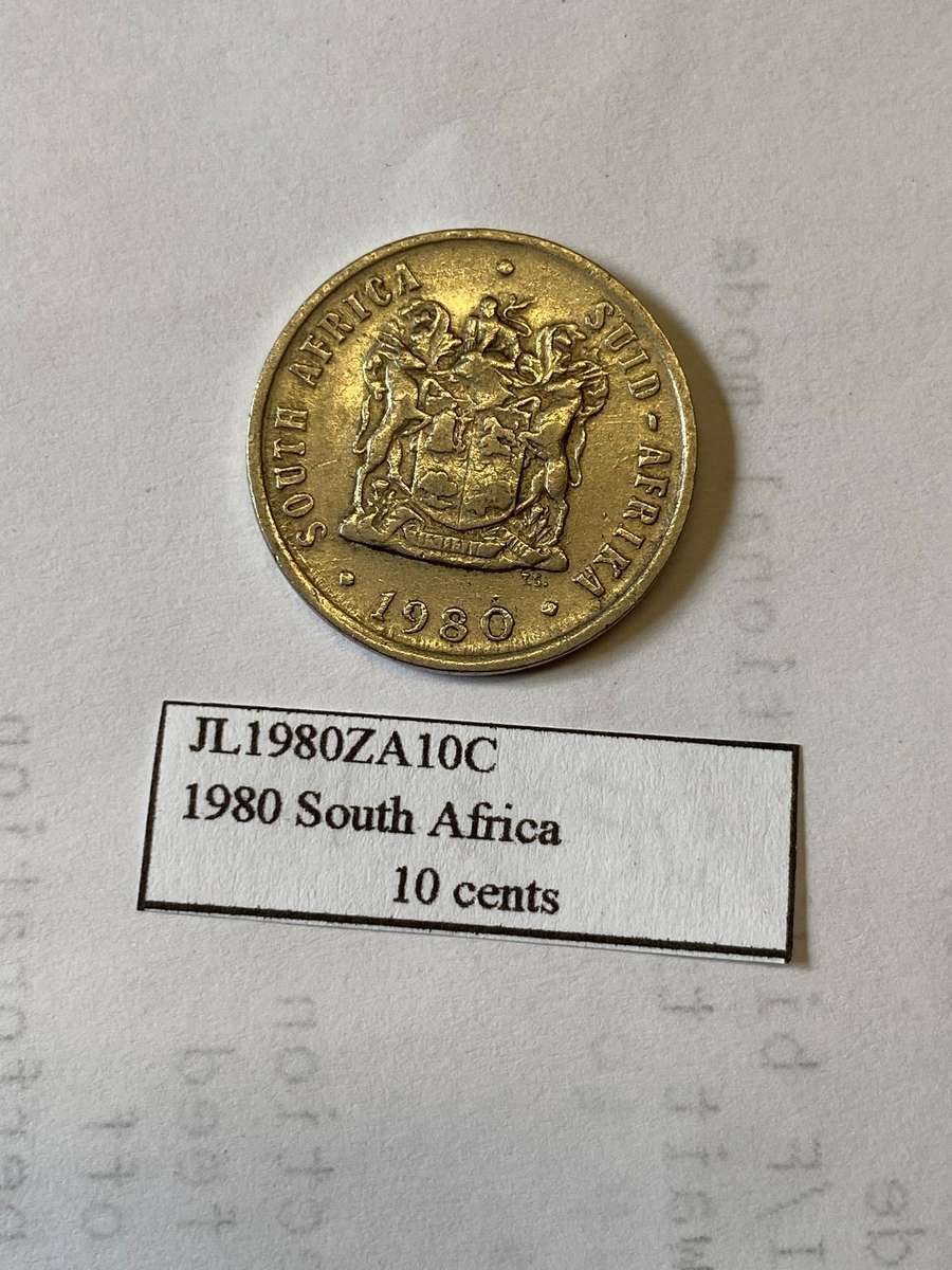 1980 South Africa 10 cent