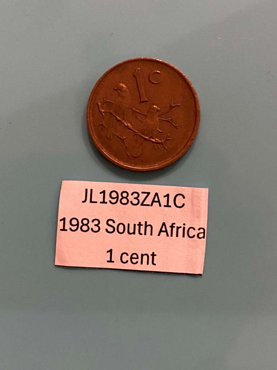 1983 South Africa 1 cent - BID PER COIN