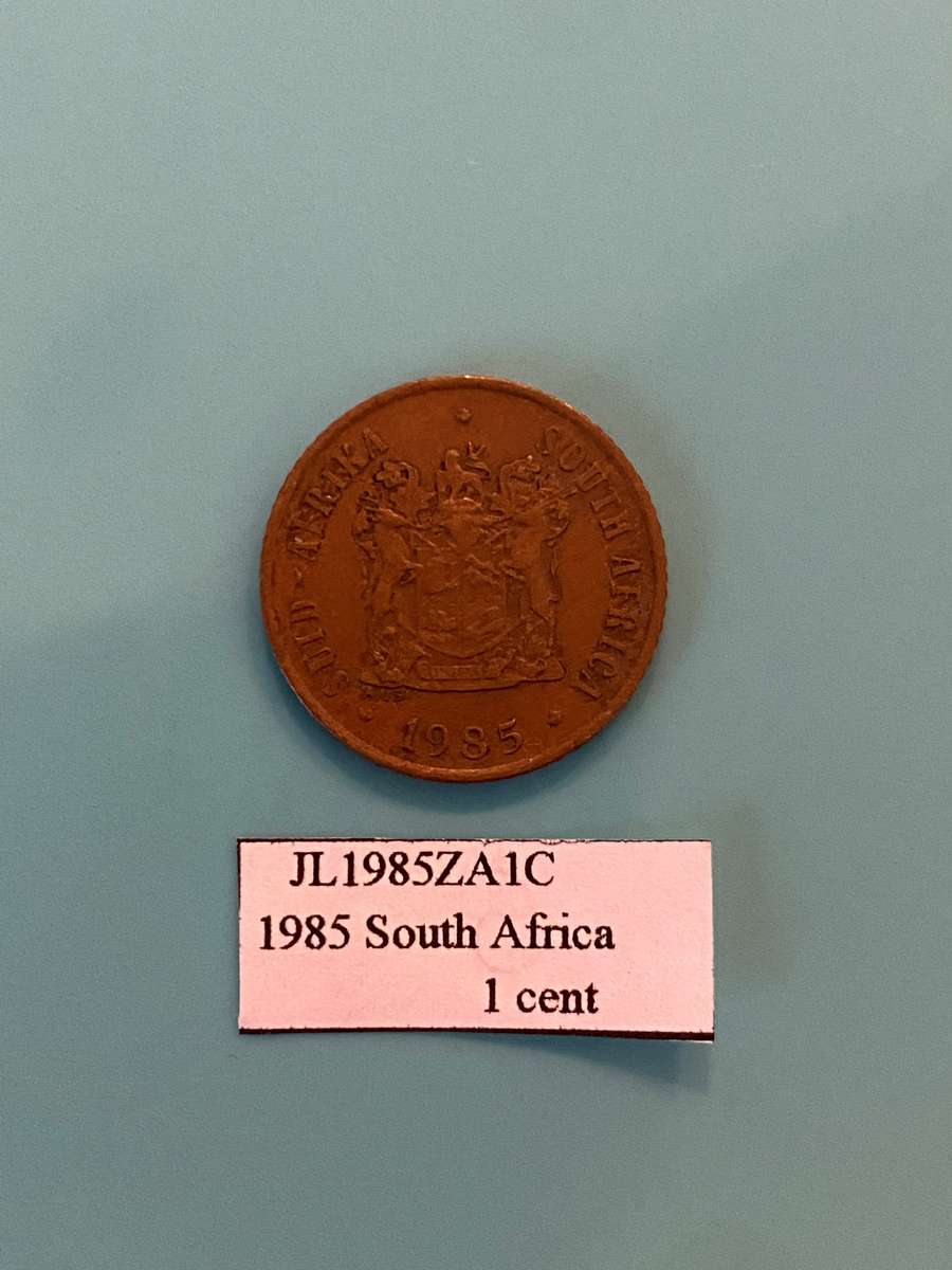 1985 South Africa 1 cent - BID PER COIN
