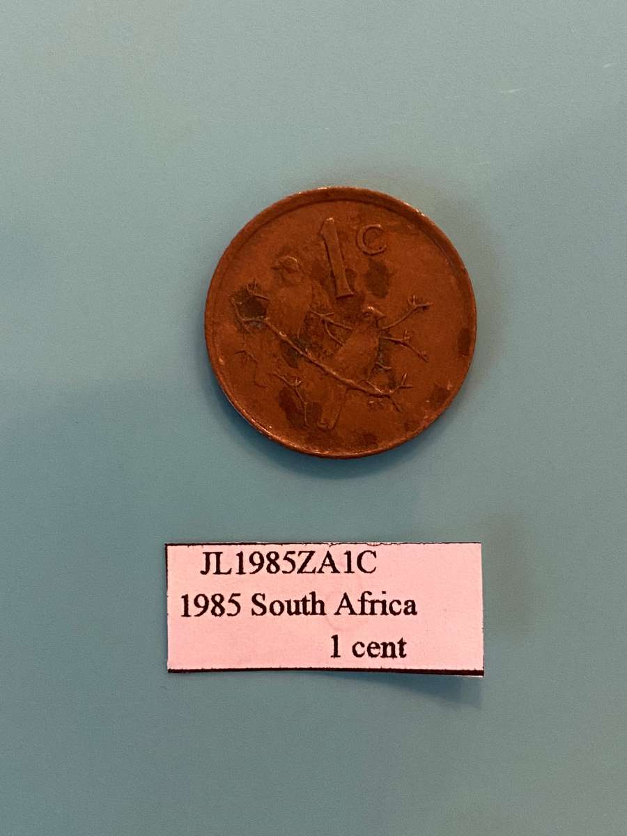 1985 South Africa 1 cent - BID PER COIN