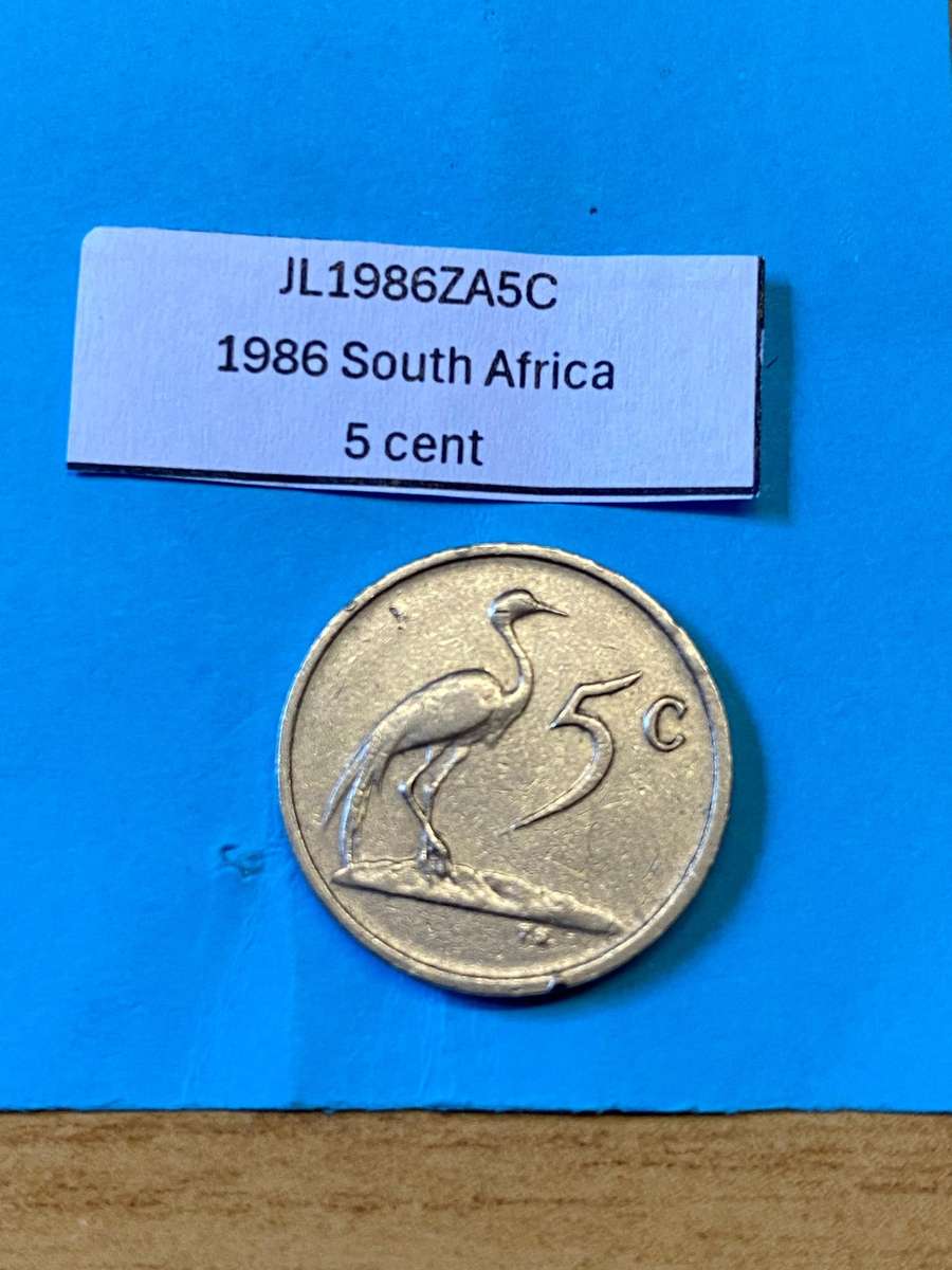 1986 South Africa 5 cent