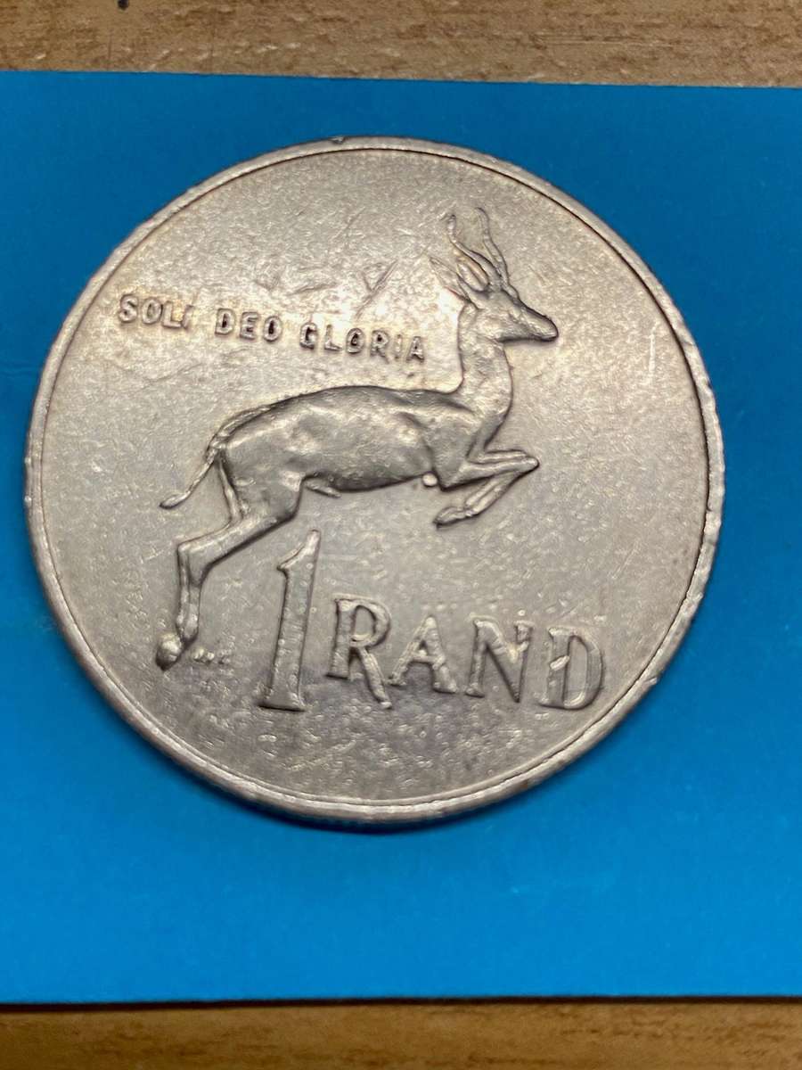 1987 South Africa R 1 - BID PER COIN