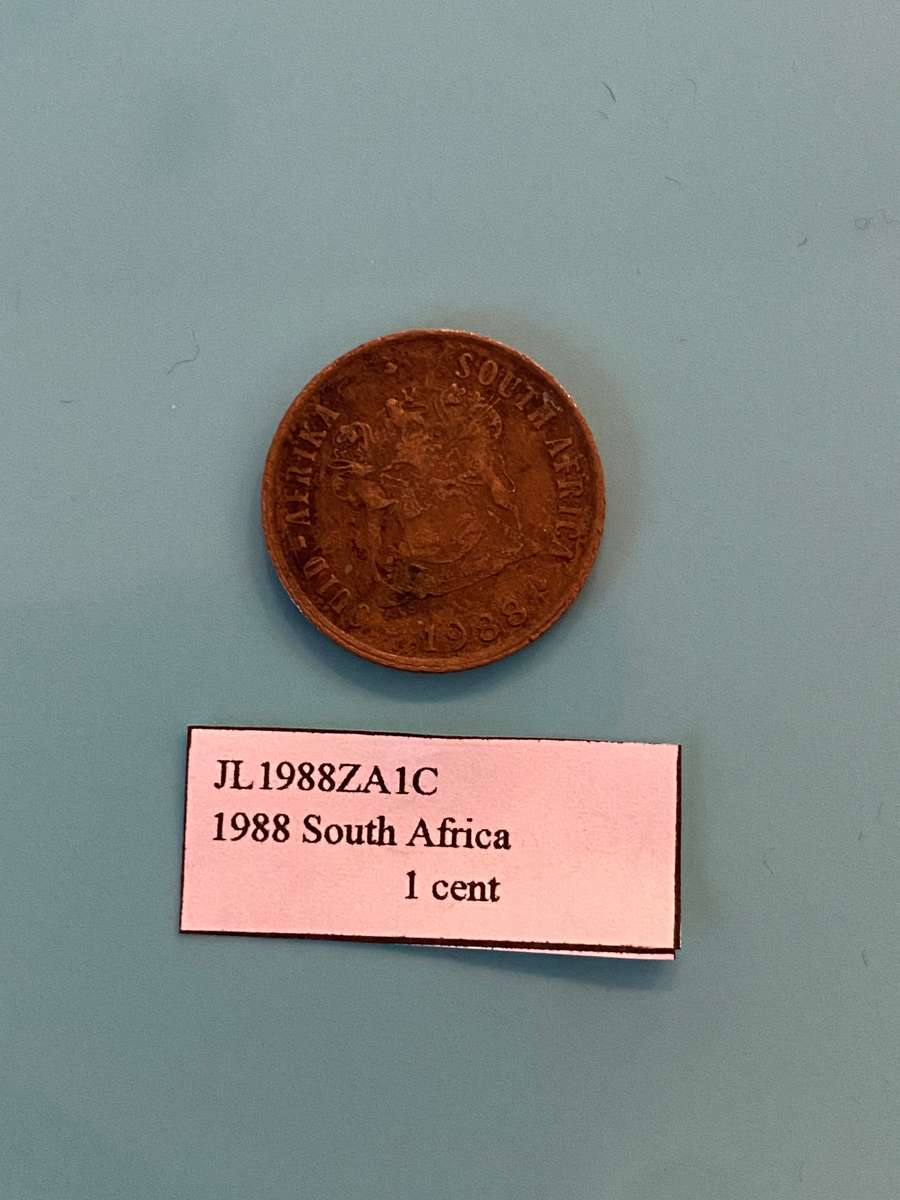 1988 South Africa 1 cent - BID PER COIN