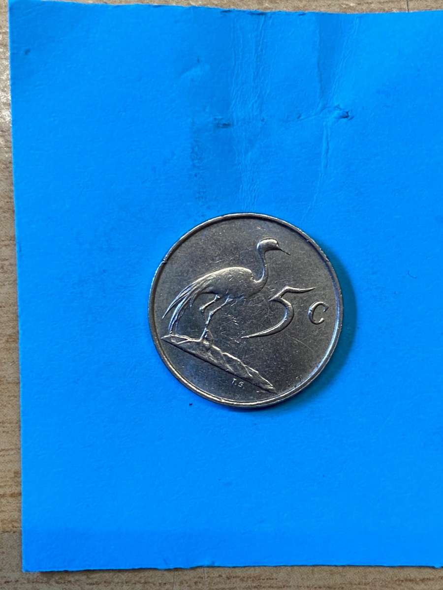 1988 South Africa 5 cent