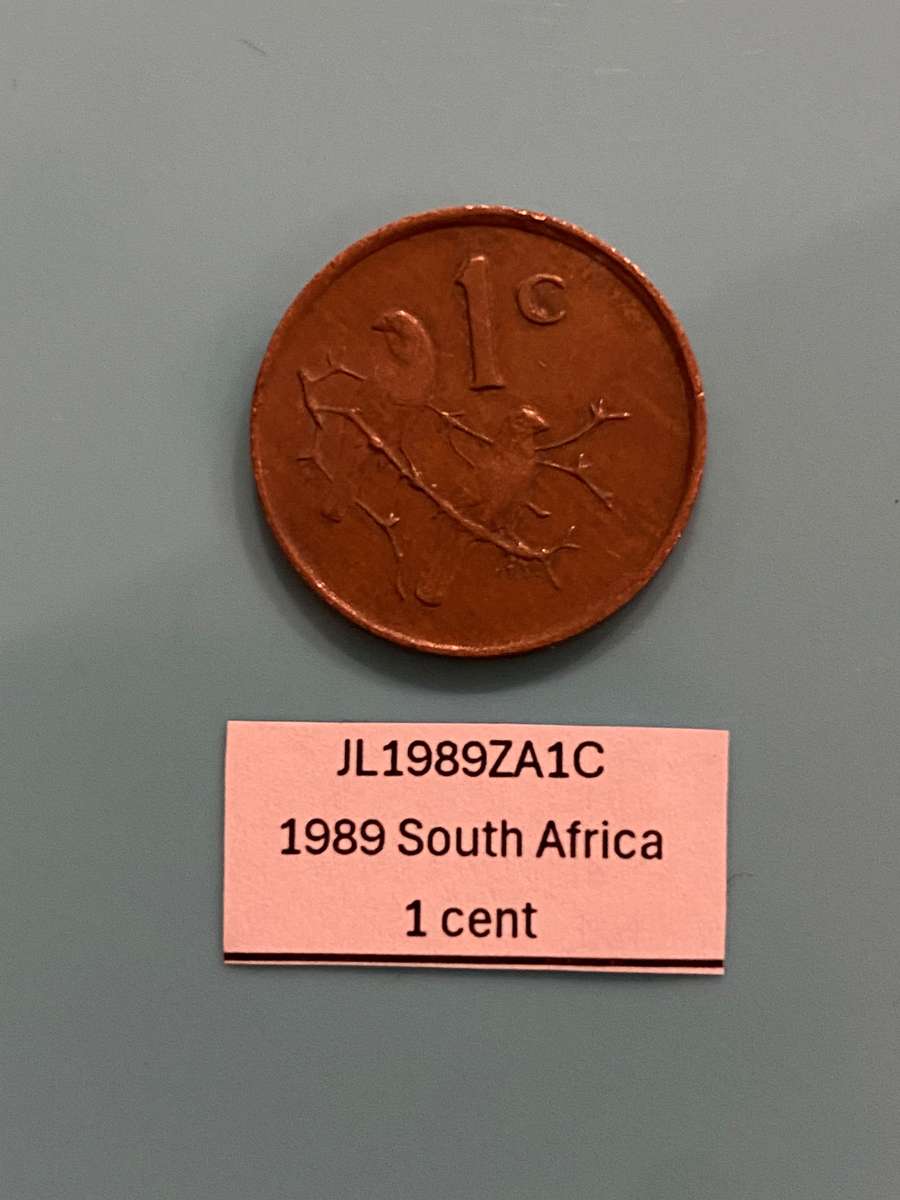 1989 South Africa 1 cent
