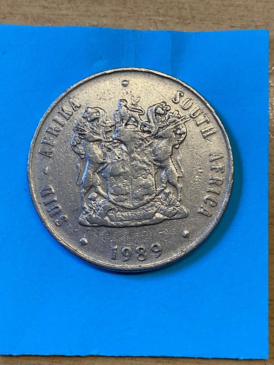 1989 South Africa R 1 - BID PER COIN