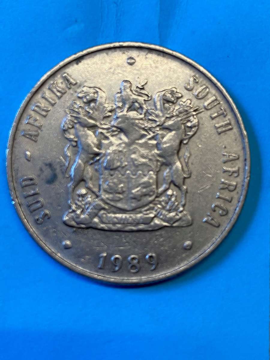 1989 South Africa R 1 - BID PER COIN