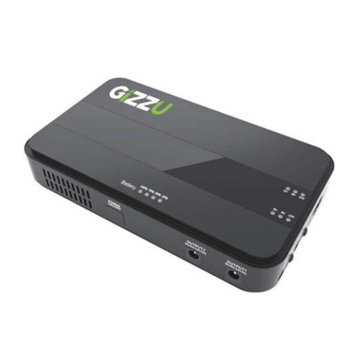 Gizzu GUDP36W Black 8800mAh Mini Dual DC UPS x 1