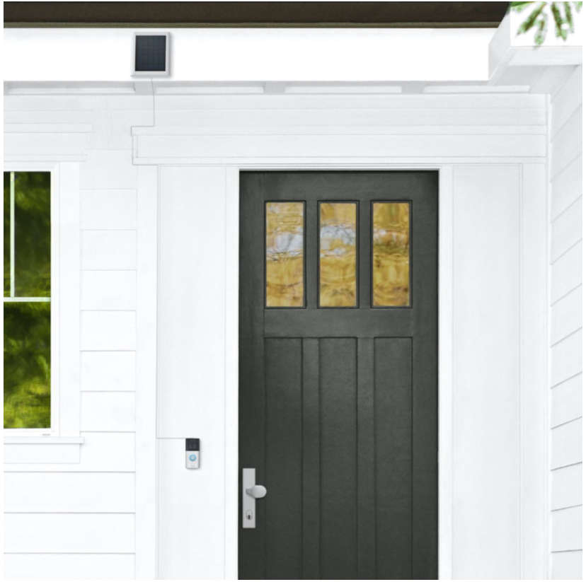 RING - Solar Panel for RVD2, RVD 3, Rvd 3+, RVD4 - White (With Fork Connector)