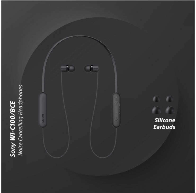 Sony WI-C100 Wireless In-Ear Earphones