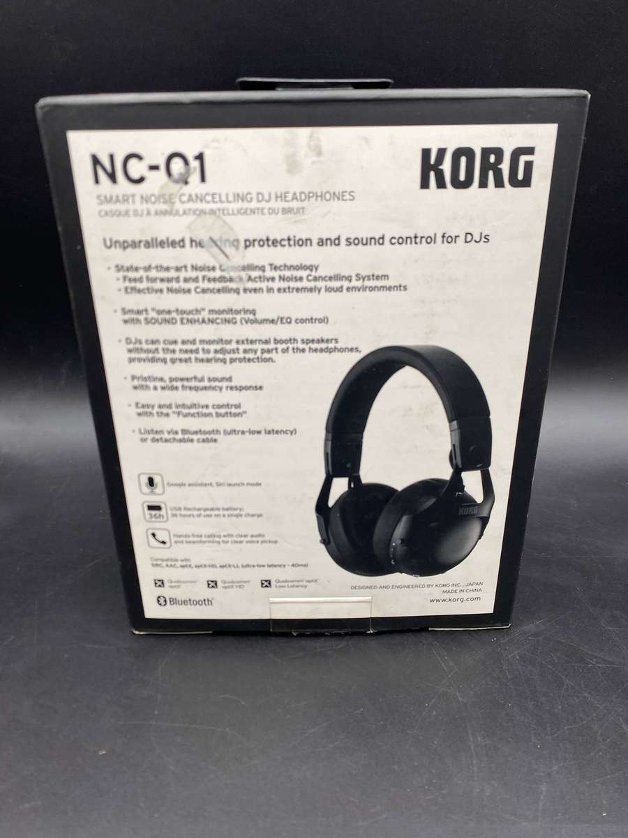 Korg NC-Q1 Smart Noise Cancelling Headphones  white