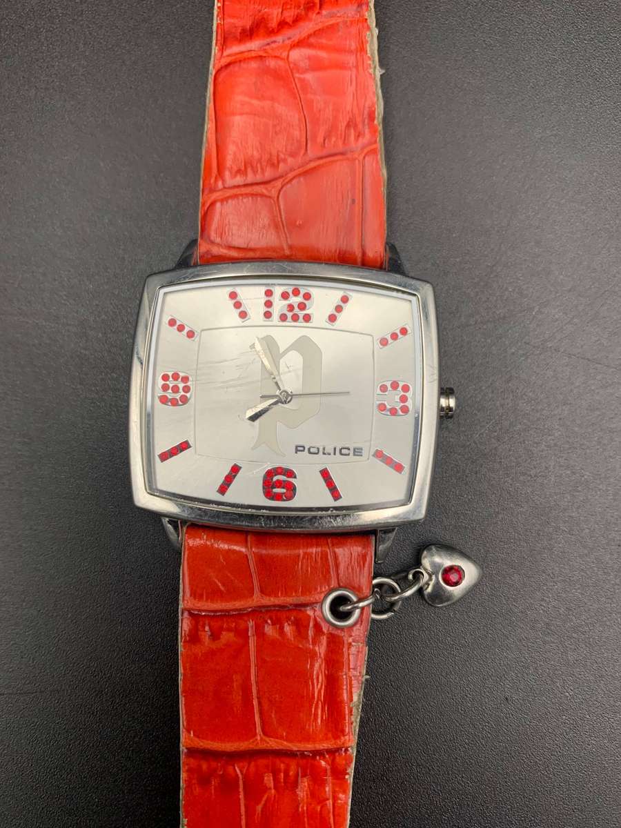 POLICE Watch With Genuine Crystals 10491M