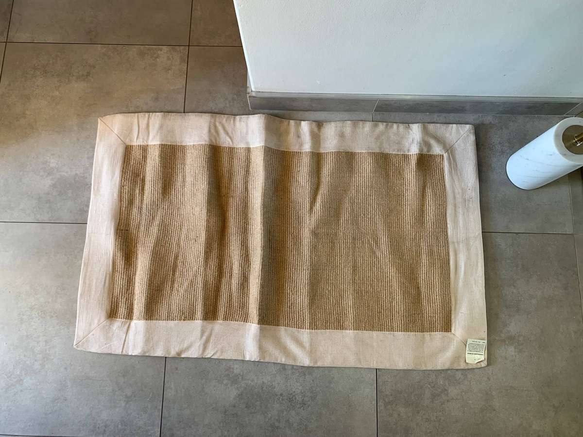 KLCR70 BOUND JUTE RUG (70cm X 120cm BEIGE)