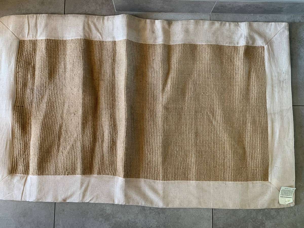 KLCR70 BOUND JUTE RUG (70cm X 120cm BEIGE)