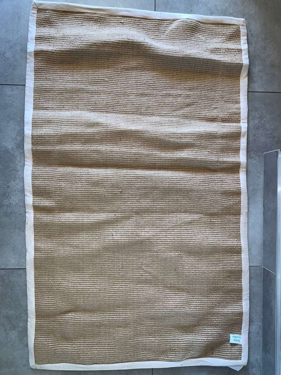 KLCR70 BOUND JUTE RUG (70cm X 120cm BEIGE)
