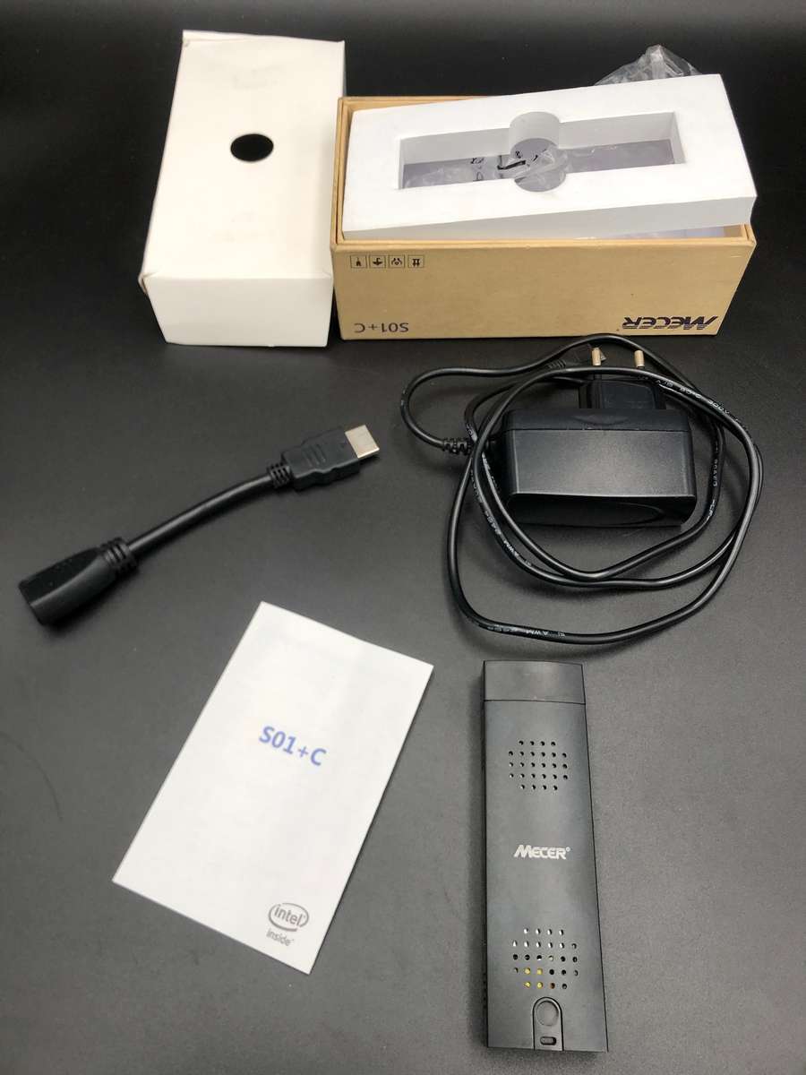 Mecer S01+C Xtreme Windows PC Stick CherryTrail Quad Core CPU Computer