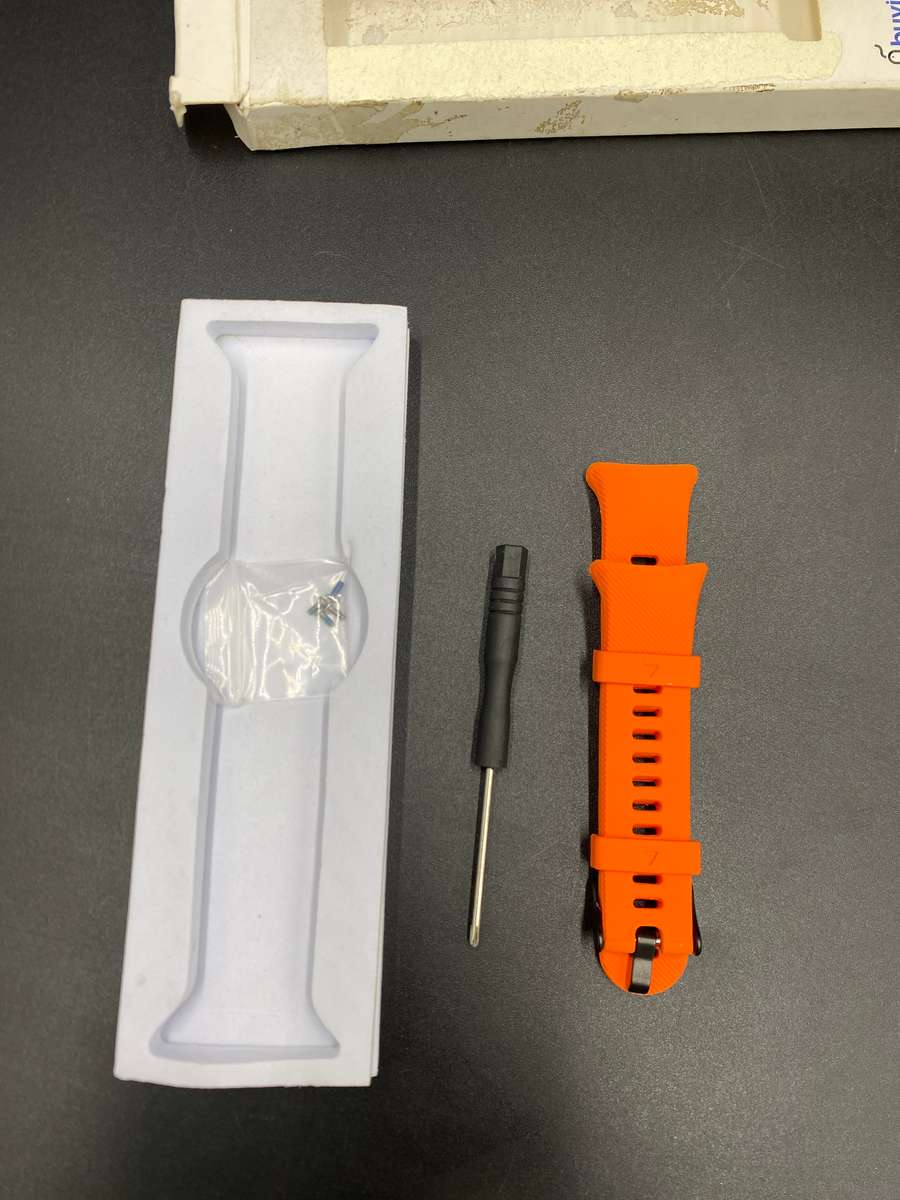 silicone band for garmin forerunner 45s 18mm orange