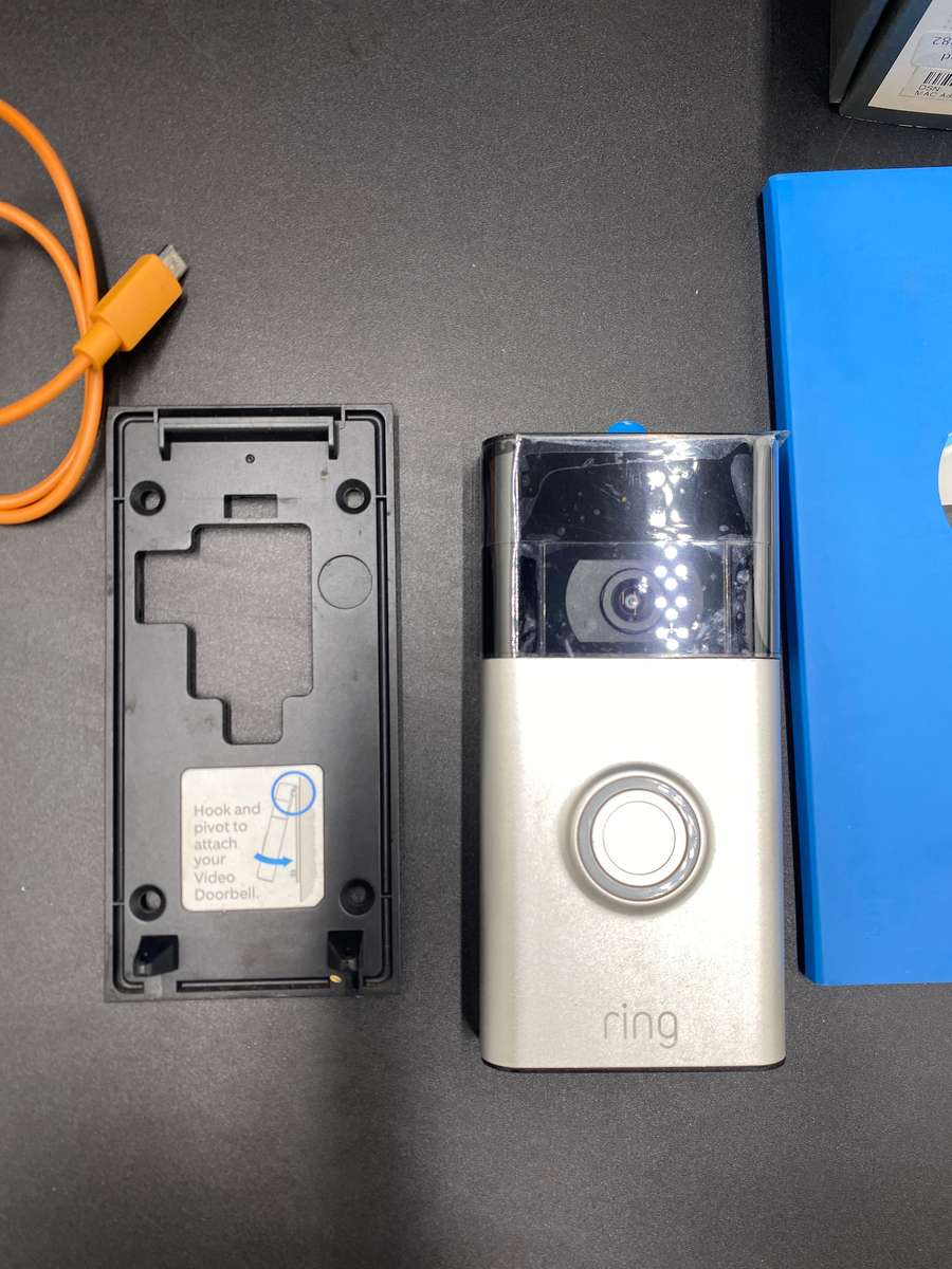 Ring Video Doorbell 2nd Gen | 1080p HD Video | Satin Nickel