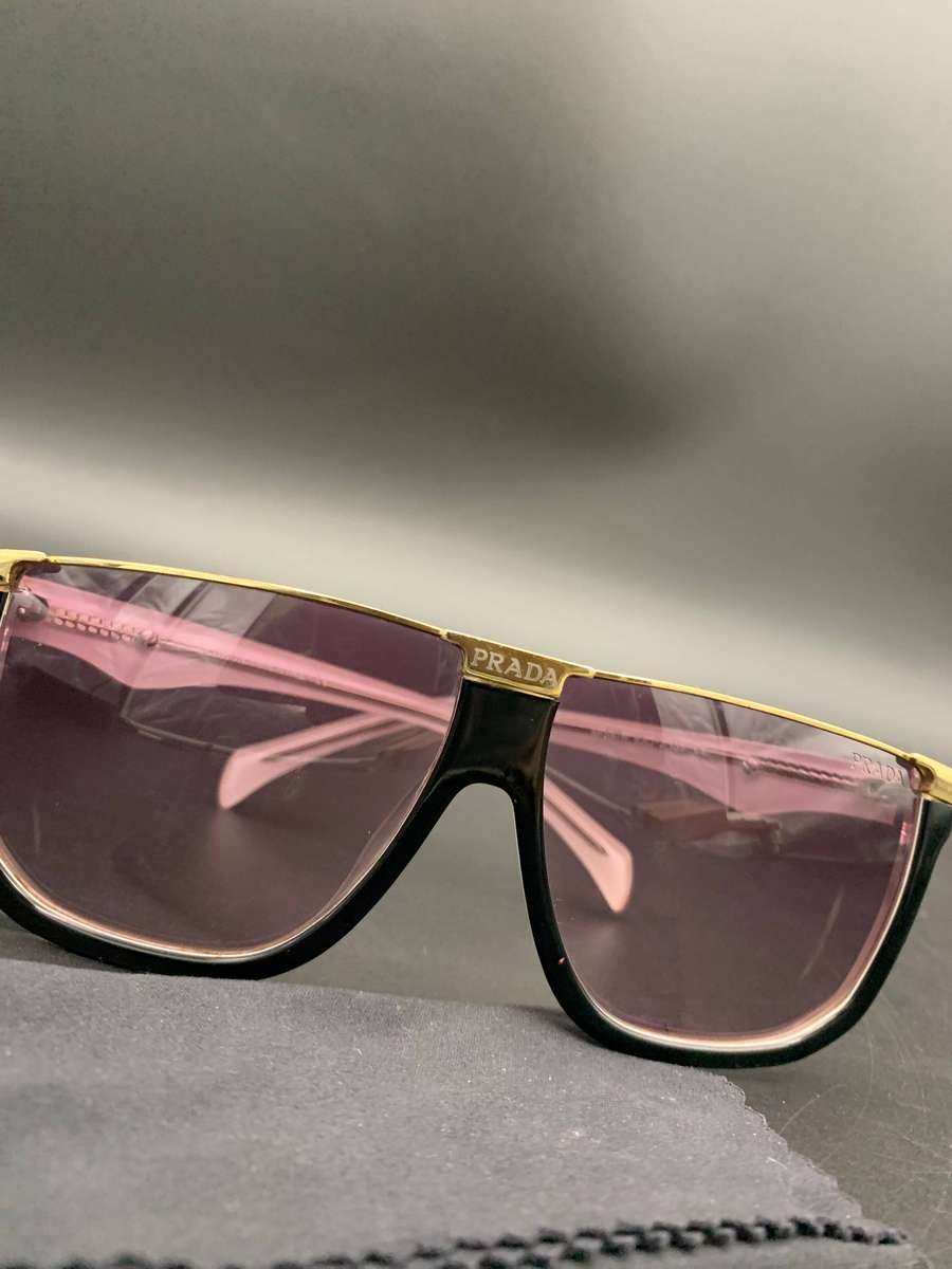Prada-Style Unisex Flat-Top Sunglasses