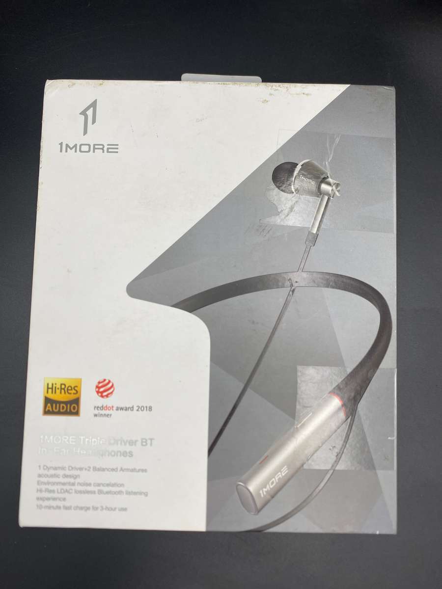 1MORE Wireless Earbuds Triple Driver Bluetooth Neckband Earphones with Hi-Res LDAC AMAZING SOUNDS!!!