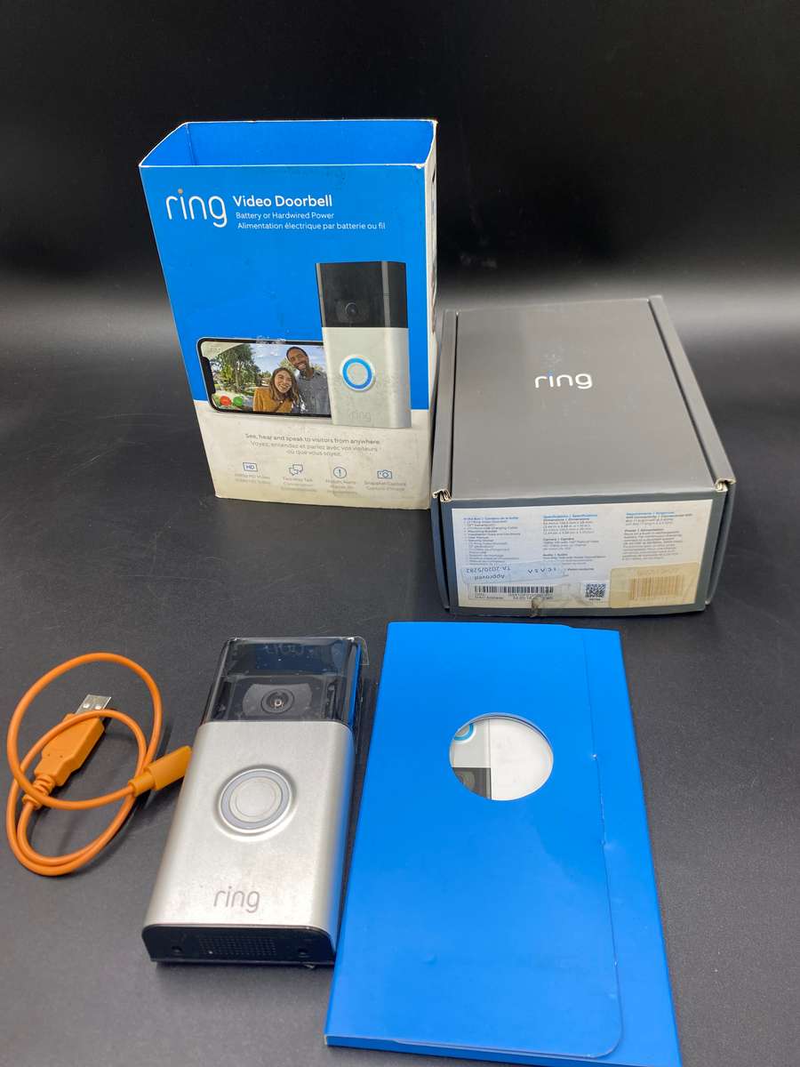 Ring Video Doorbell 2nd Gen | 1080p HD Video | Satin Nickel