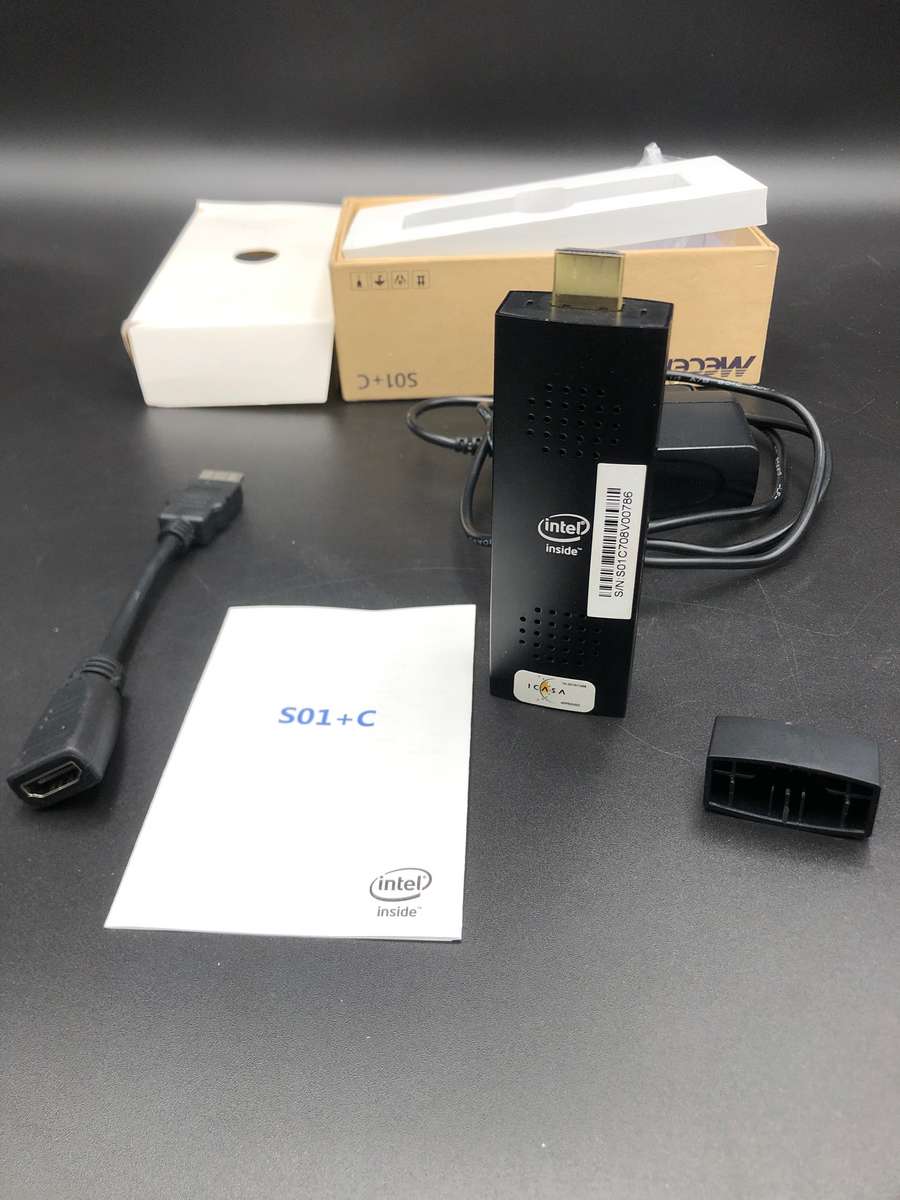 Mecer S01+C Xtreme Windows PC Stick CherryTrail Quad Core CPU Computer