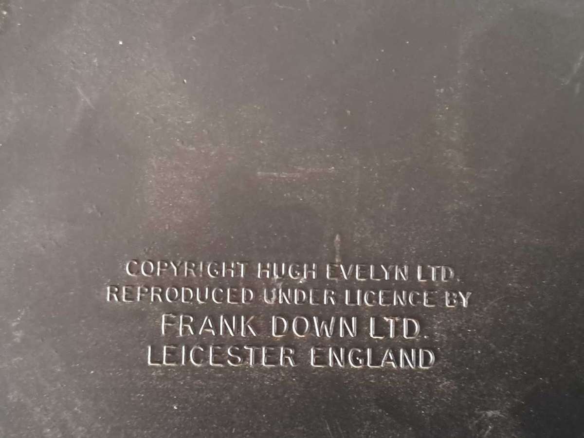 Frank Downs LTD vintage car wall plaques, hard plastic