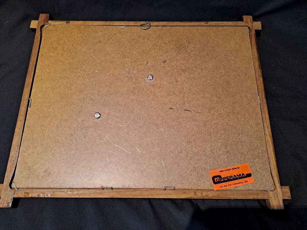 Vintage 3D copper wall art