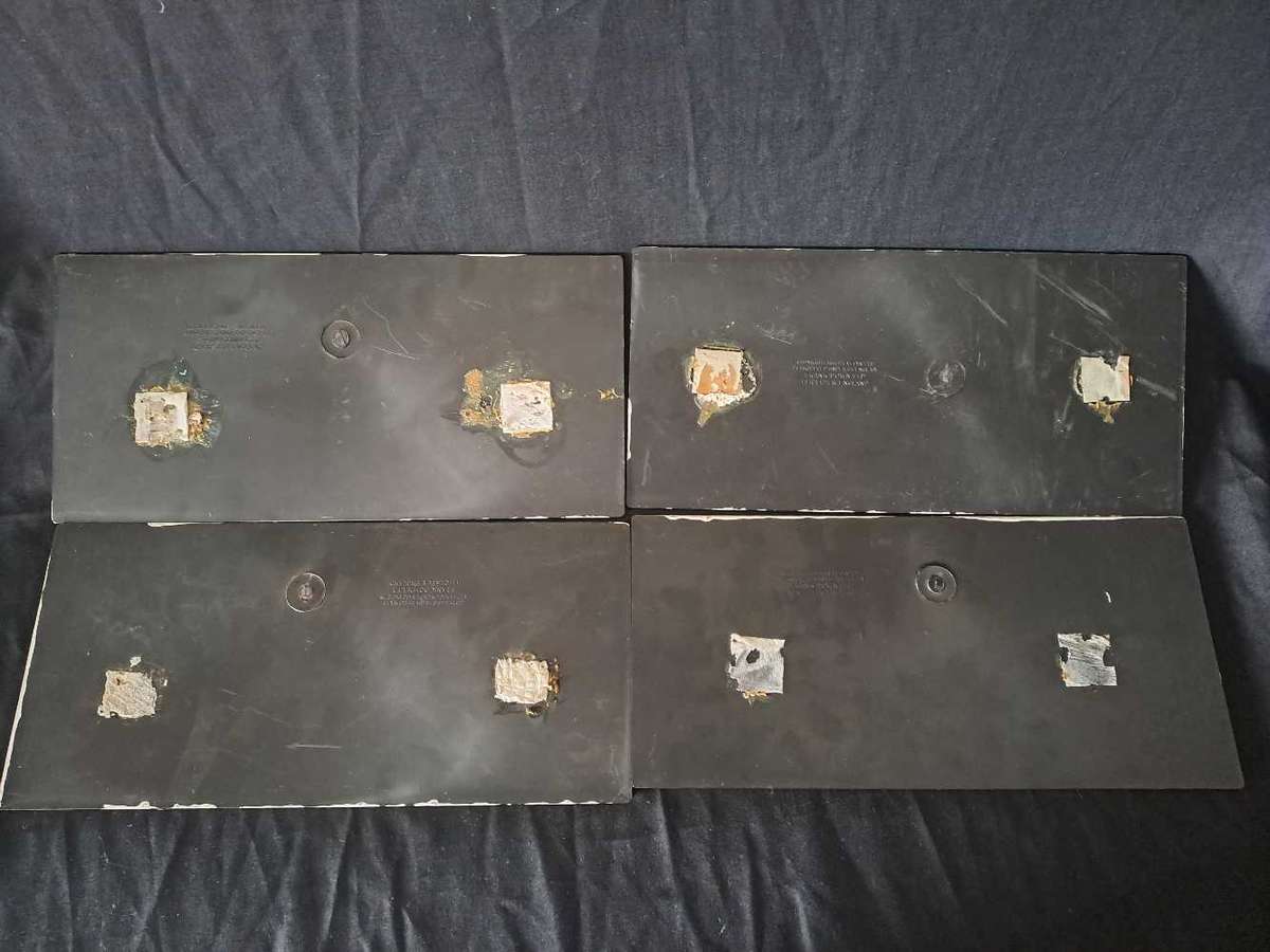 Frank Downs LTD vintage car wall plaques, hard plastic