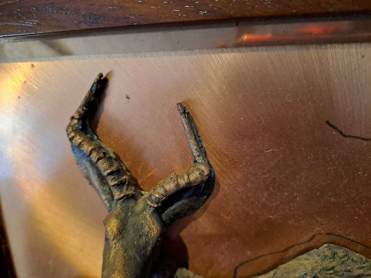 Vintage 3D copper wall art