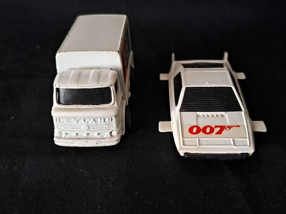 CORGI Juniors 1970s James Bond car and Leylands Pepsi Cola truck