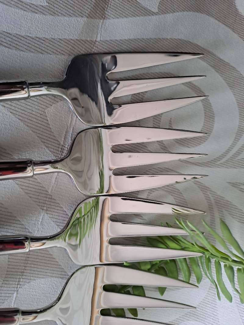 Denby buffet serving forks x 7