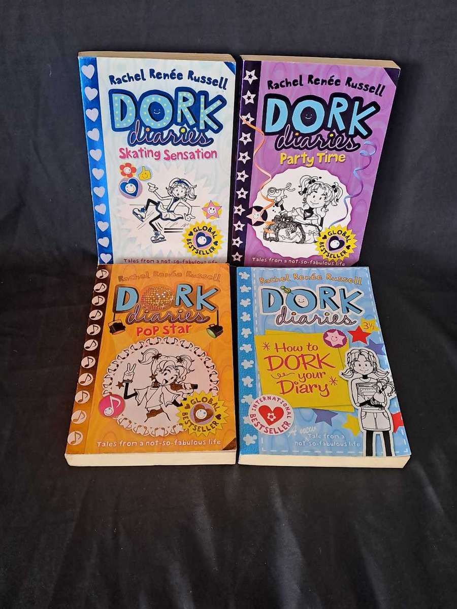 4 x Dork Diaries books